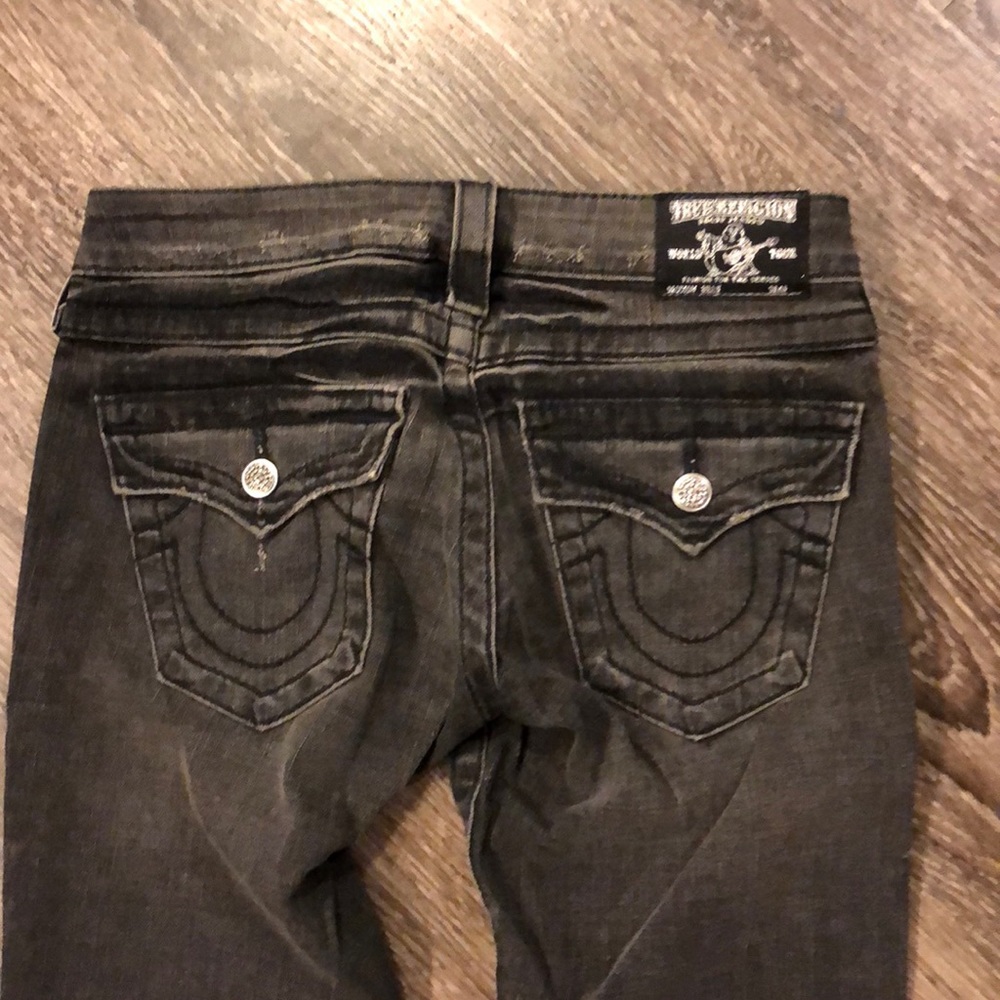 Gray true religion jeans